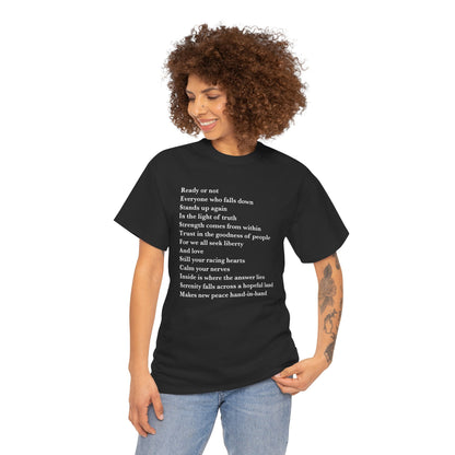 SOS Liberty Adult 100% Cotton T-Shirt