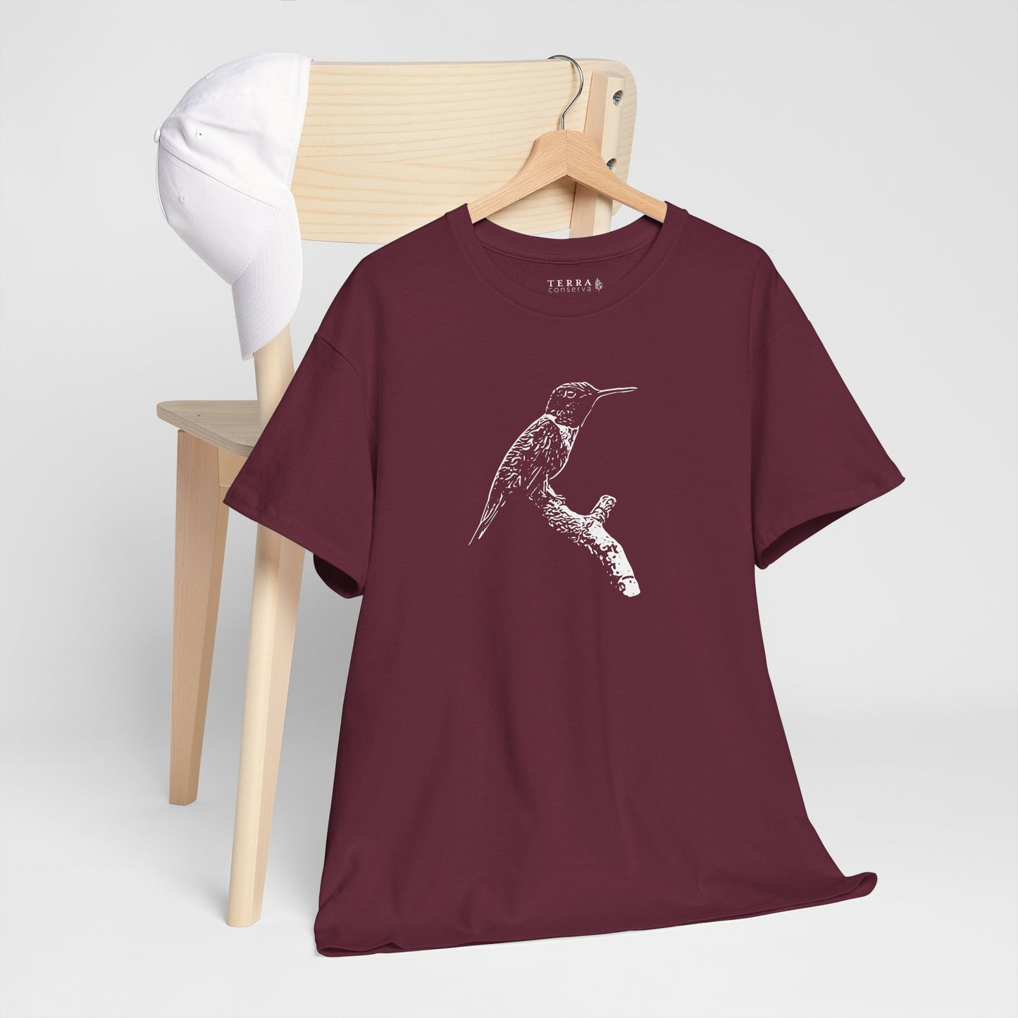 Hummingbird Adult 100% Cotton T-Shirt (Multicolors)