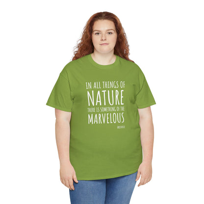 Marvelous Nature Adult 100% Cotton T-Shirt