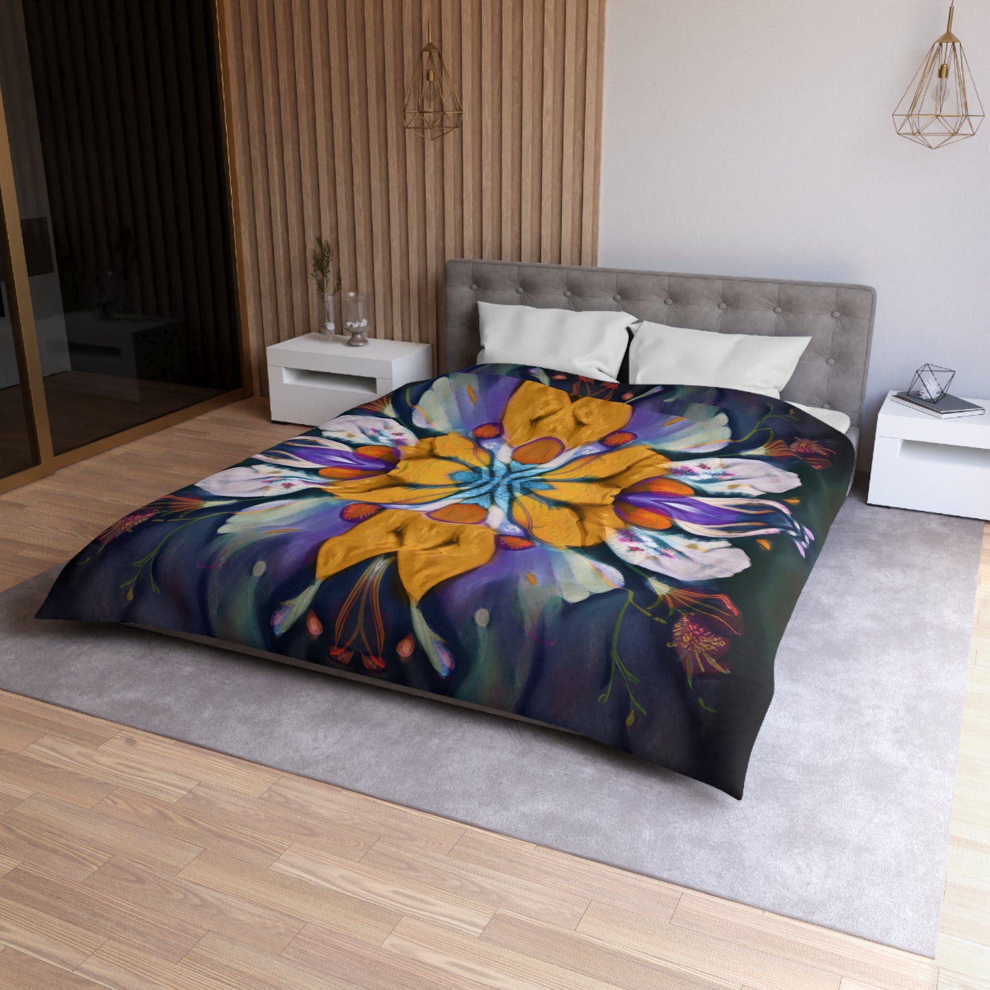 Flower Alchemy Woven Duvet Cover