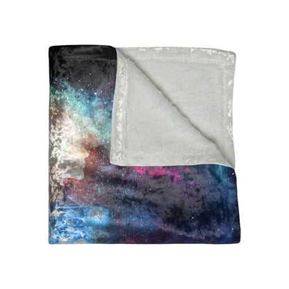 21st Century Gaia Crushed Velvet Blanket