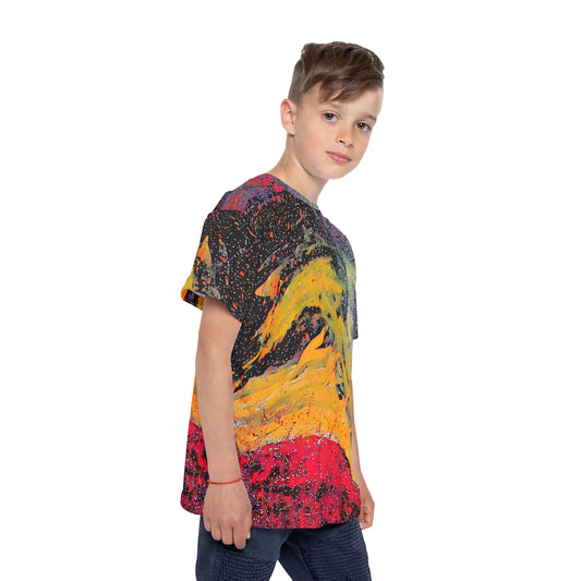 An Ocean of Color Kids' Poly Tee