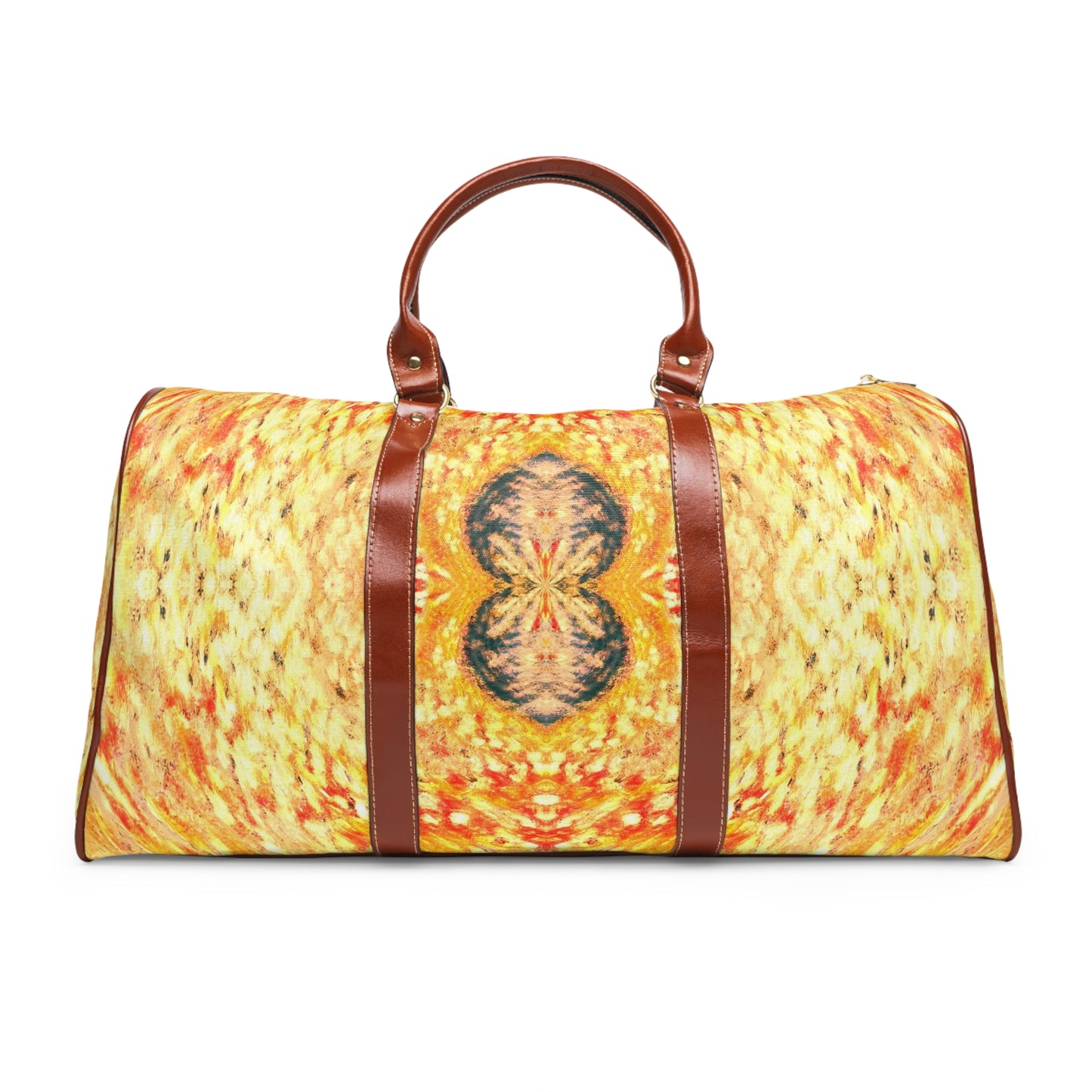 Fire Spirits Faux Leather Carry-On Luggage