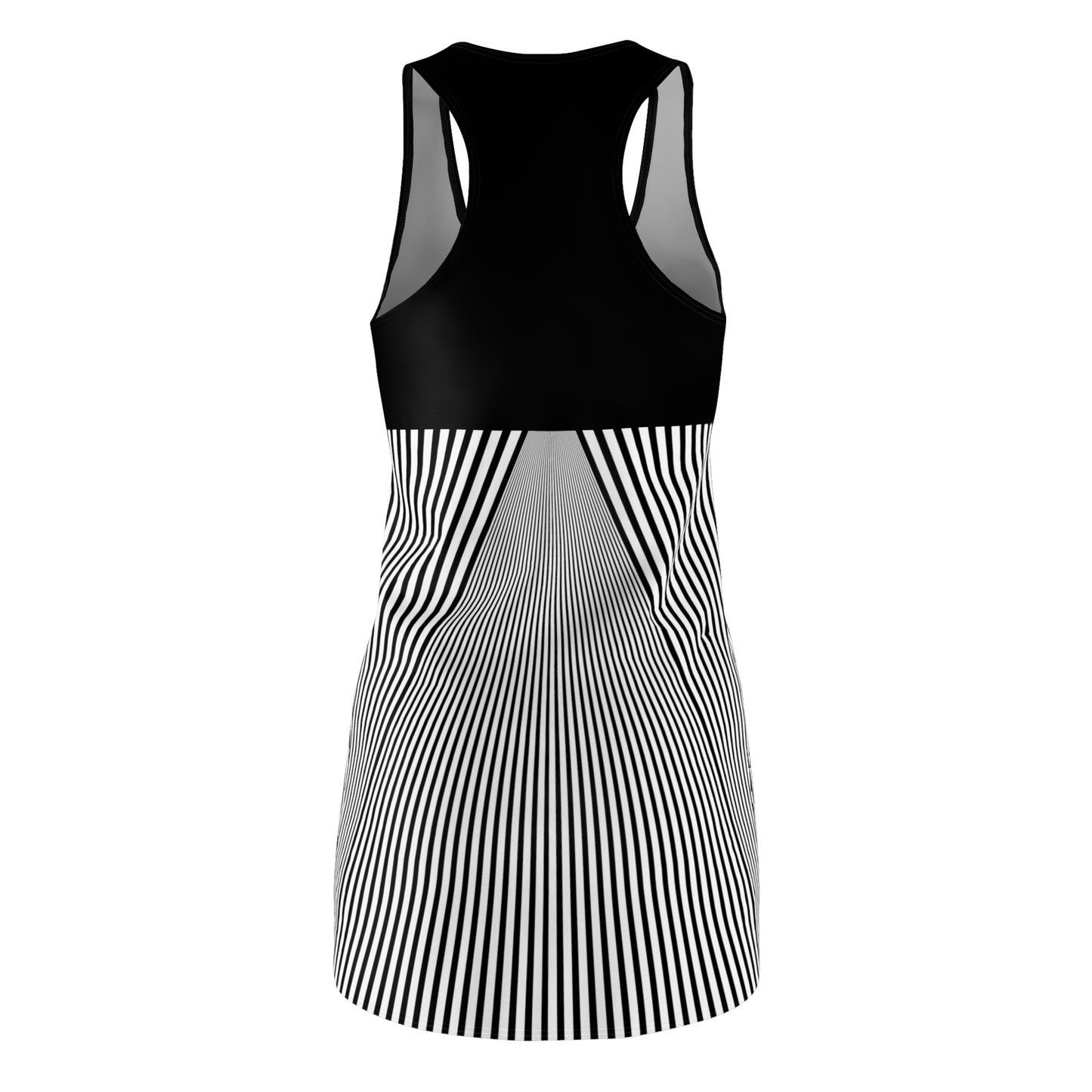 Hypnotic Stripes Slinky Racerback Dress