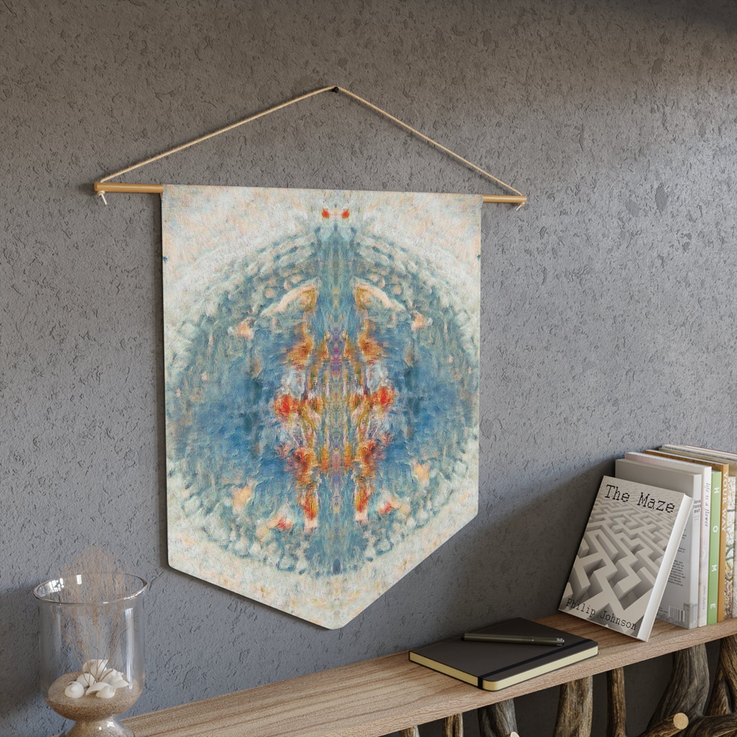 Water Spirits Wood + Twine Tapestry