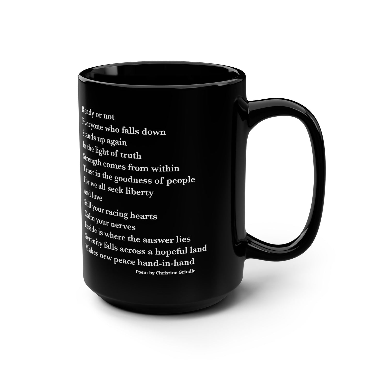 SOS Liberty 15oz Black Mug