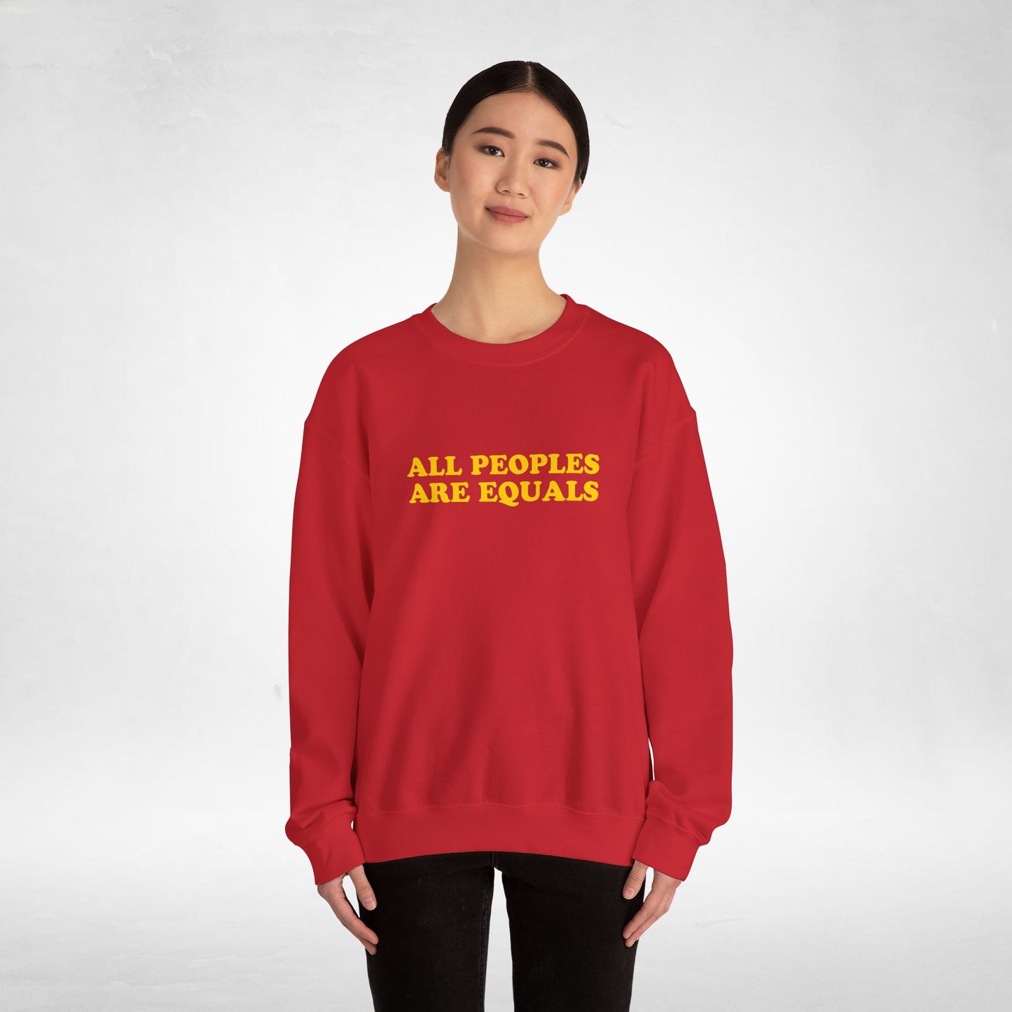 All Peoples Are Equals Adult Sweatshirt (multicolors)
