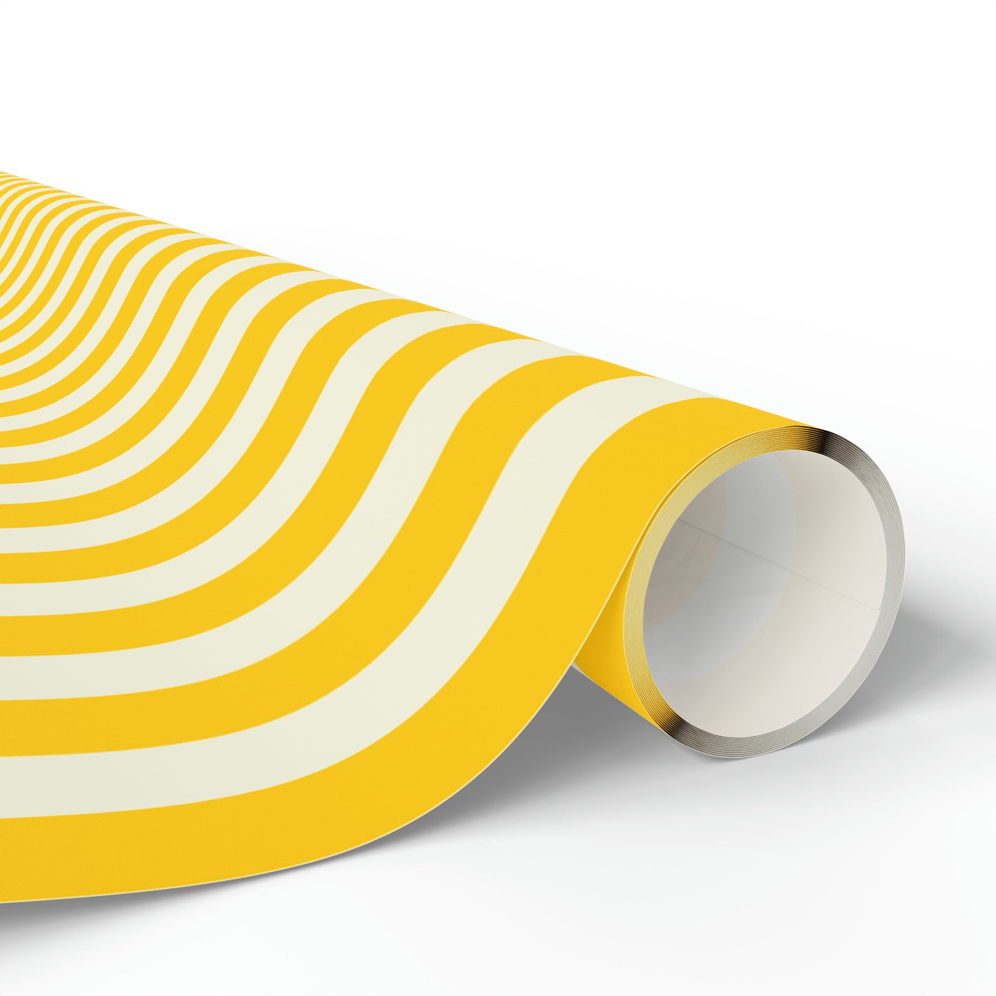 Lemony Yellow Stripes Wrapping Paper Roll (3 sizes)