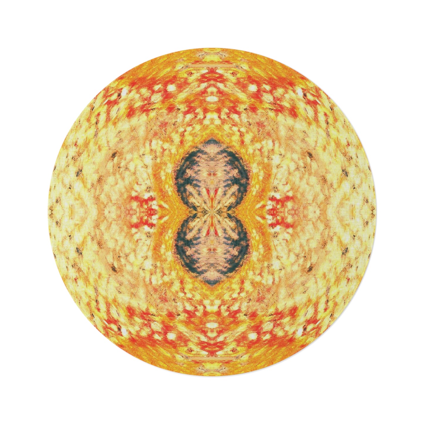 Fire Spirits Round Rug