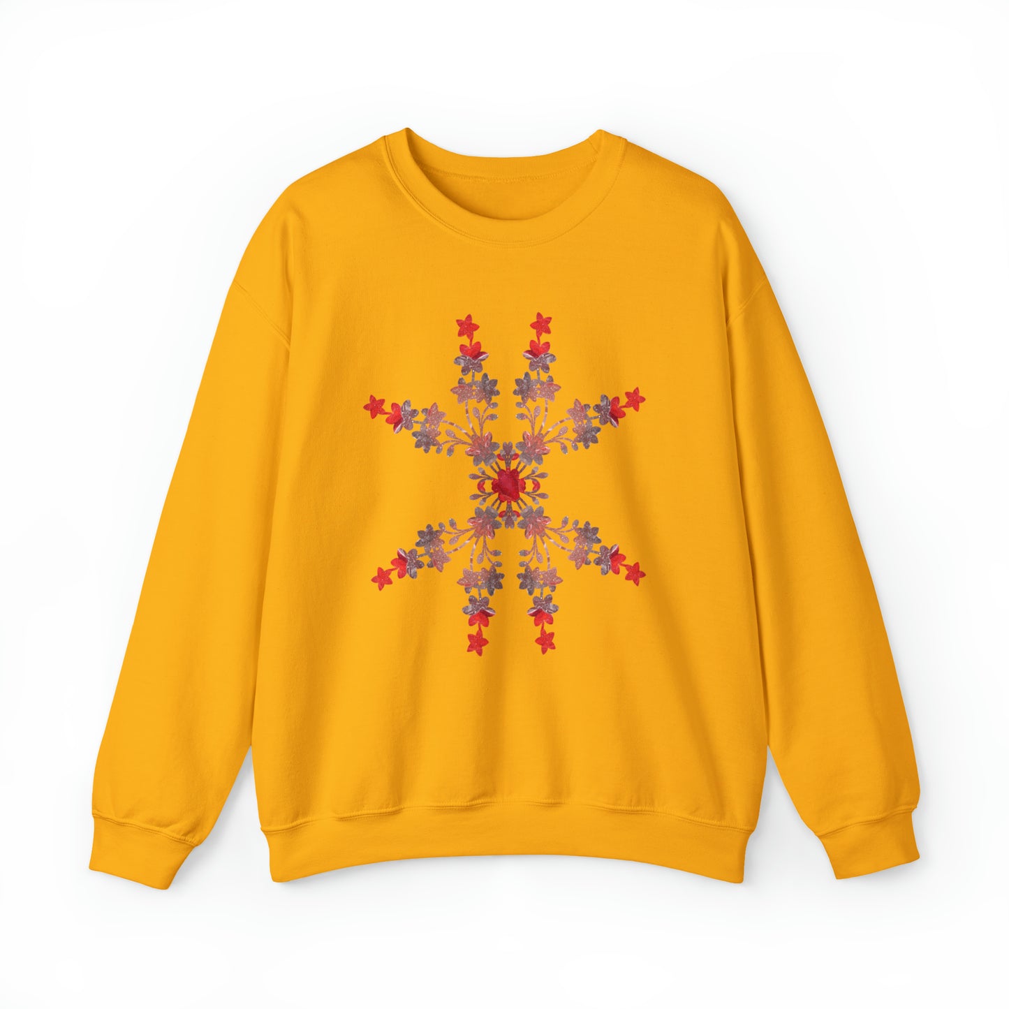 Painted Flower Bouquet Women's Sweatshirt, 3 colors