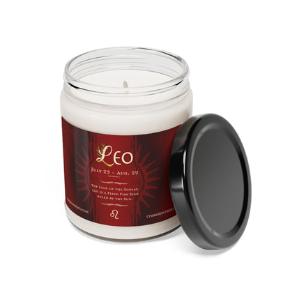 Leo Zodiac Vibes 9oz Soy Candle, 5 scents