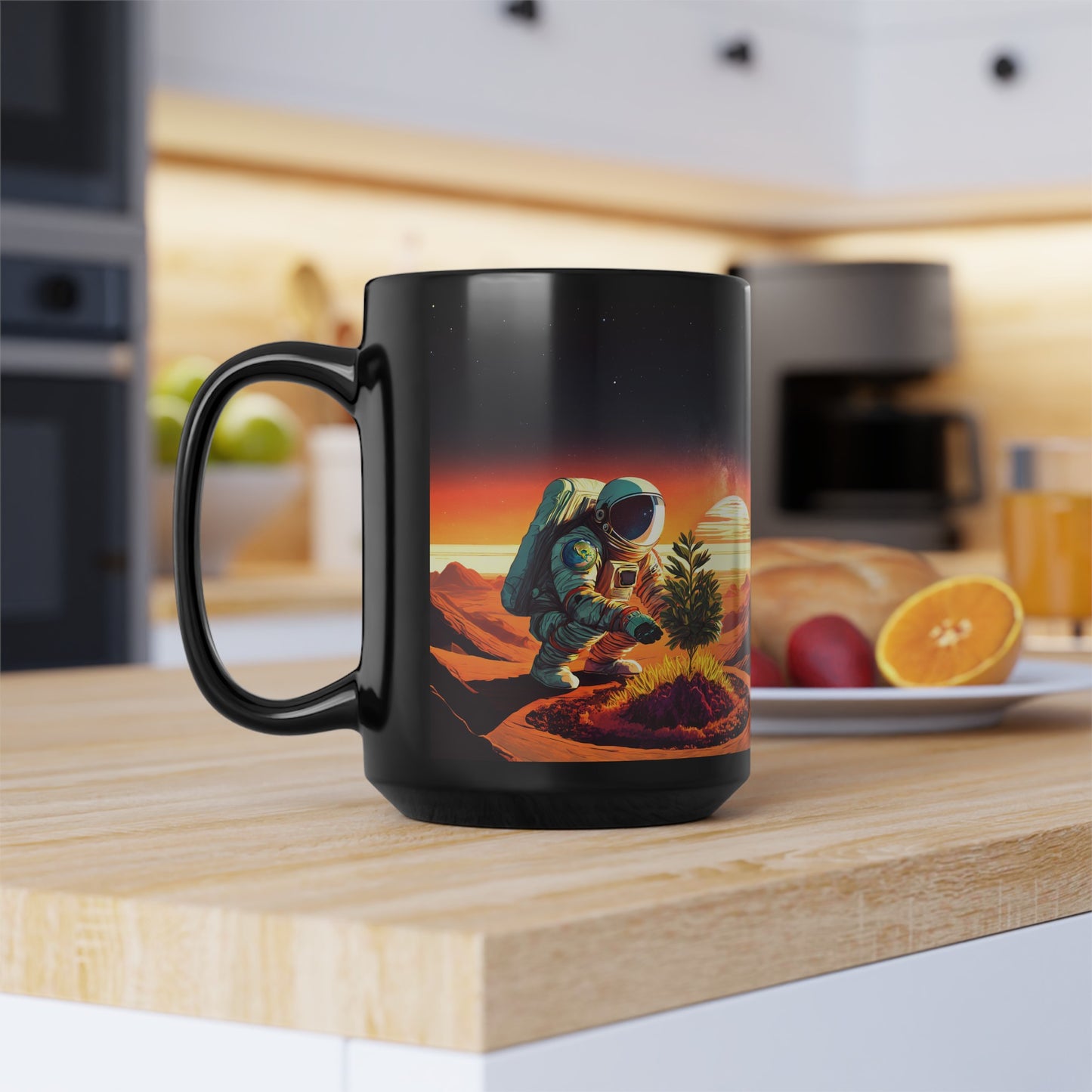 A Promethean Fable 15oz Black Mug