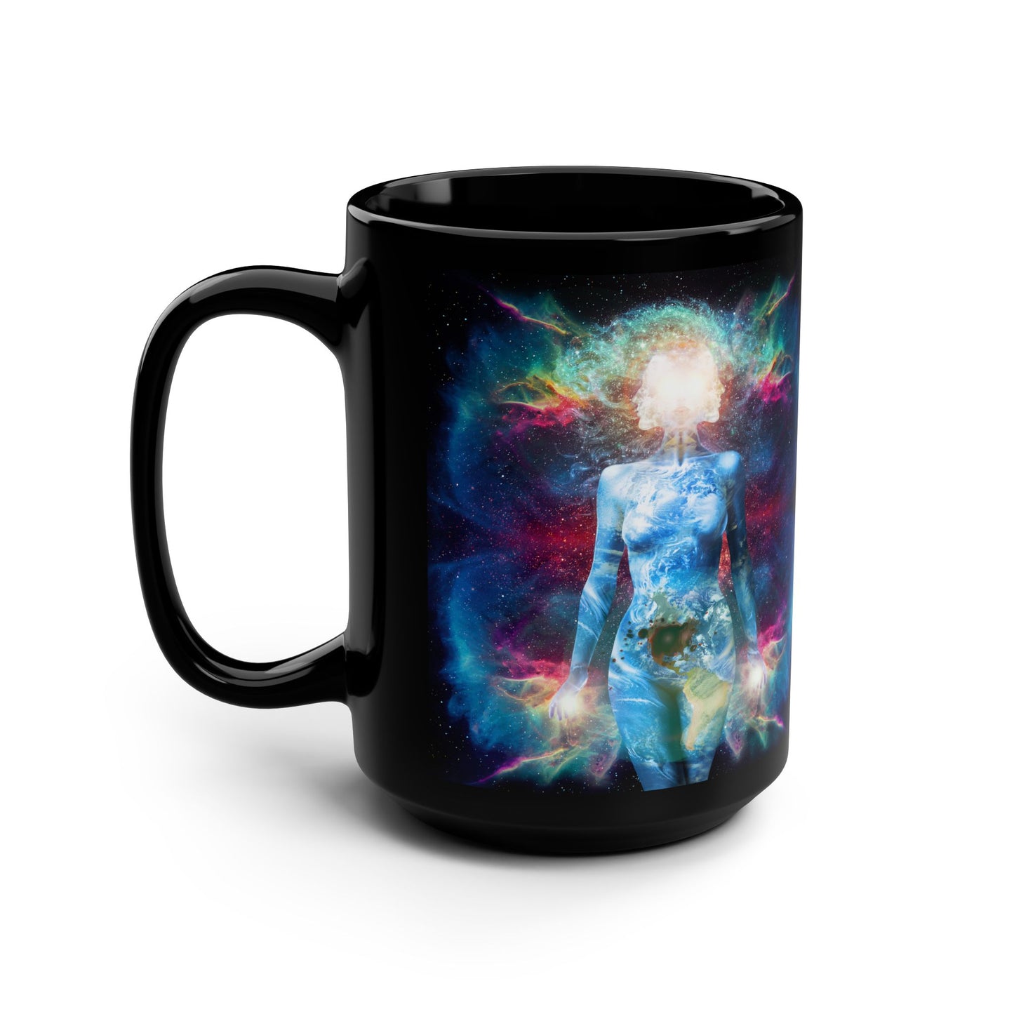 21st Century Gaia 15oz Black Mug