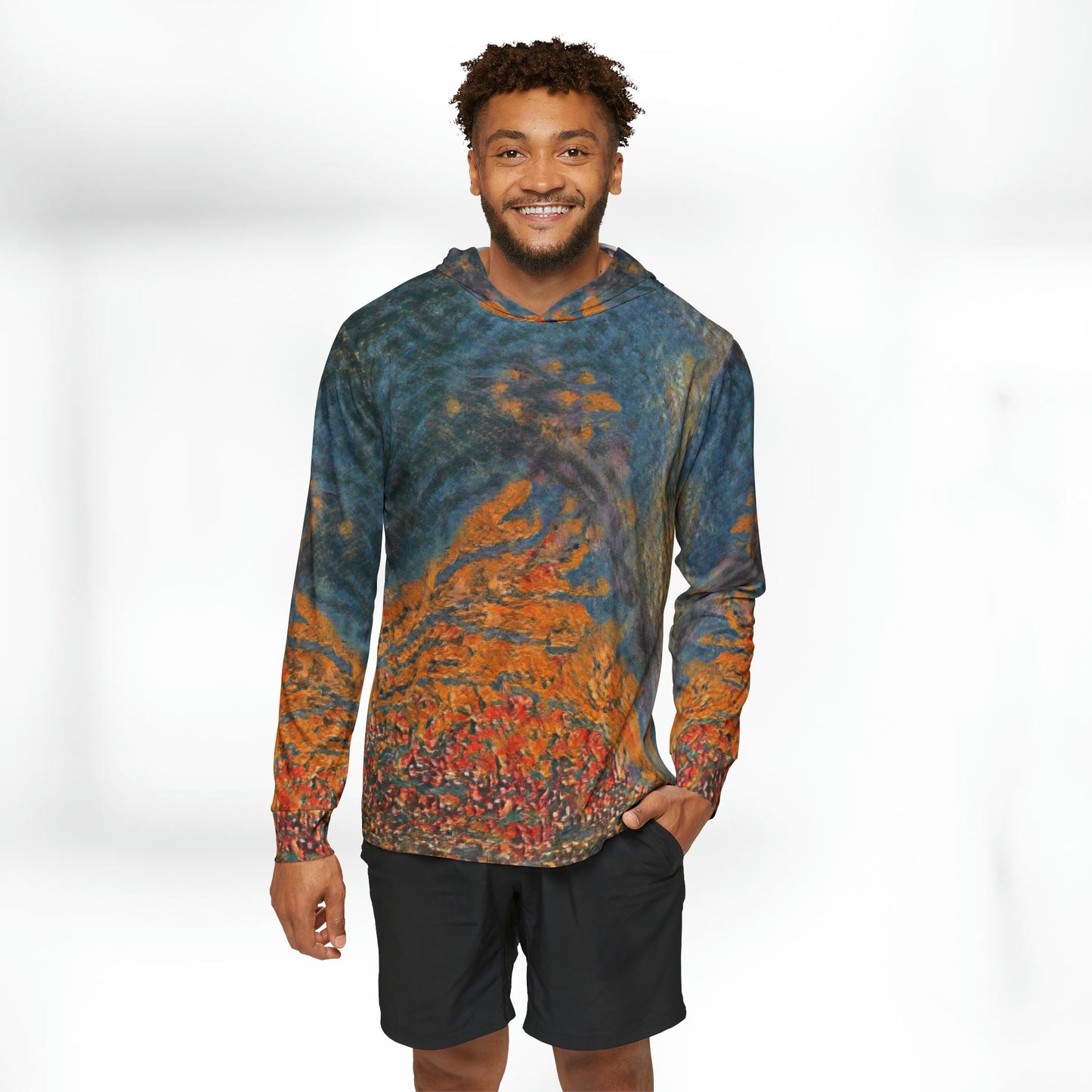 The Colors of Sunset Men's Performance Hoodie