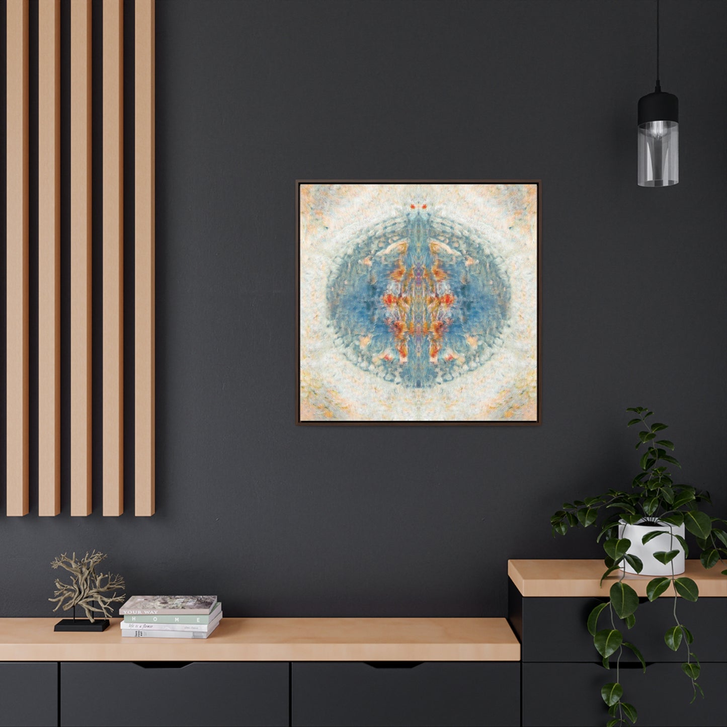 Water Spirits Framed Canvas Print