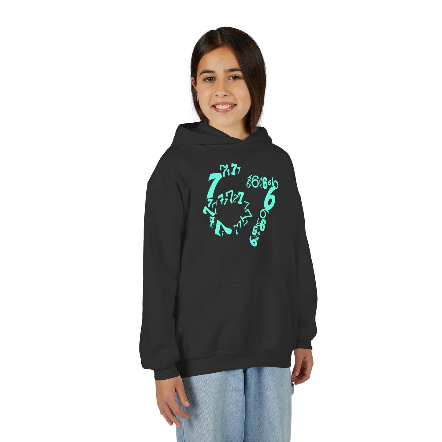 6-7 Meme Illusion Kids' Hoodie