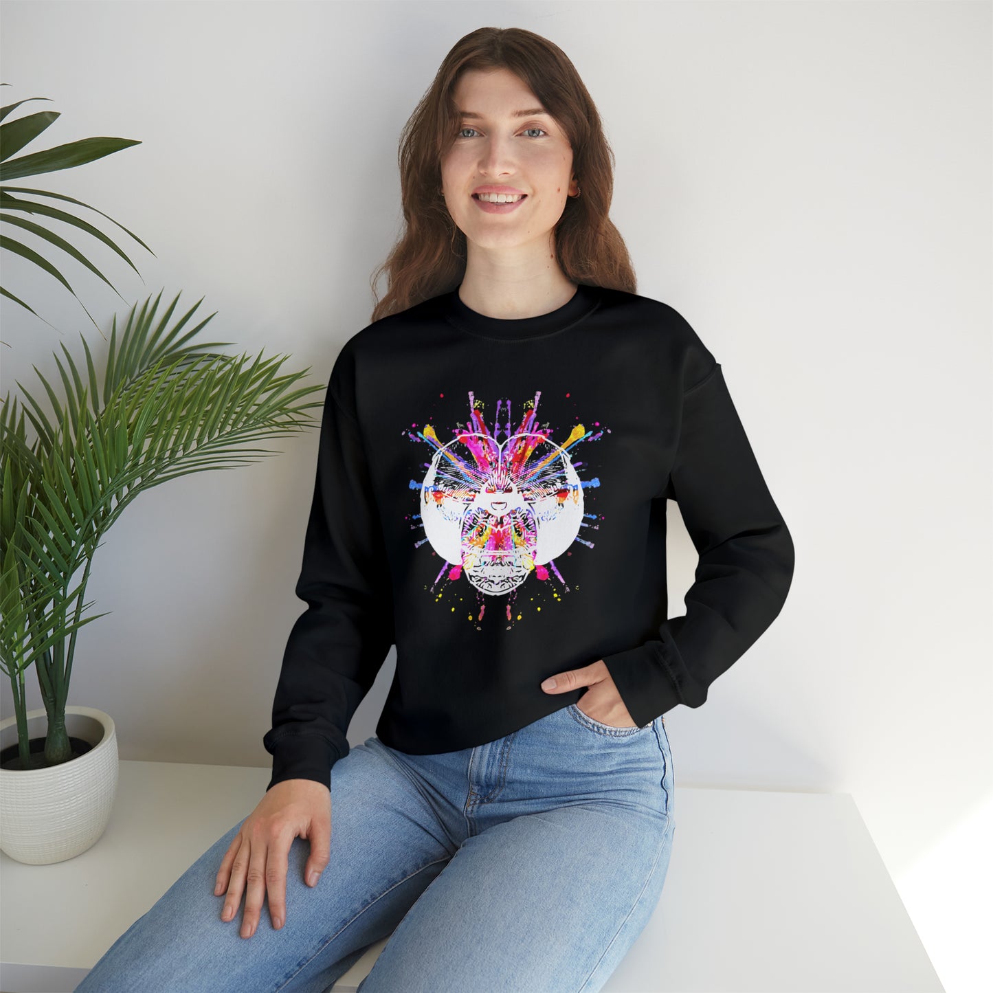 Dragonfly Color Explosion Women's Sweatshirt