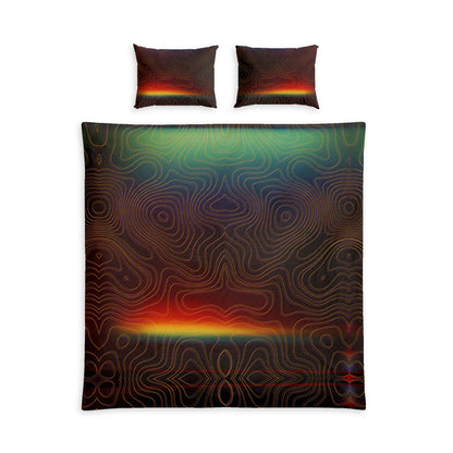 Spectral Heat Wave 100% Cotton 3-Piece Comforter Set