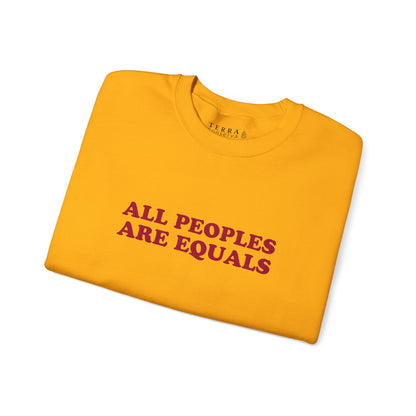 All Peoples Are Equals Adult Sweatshirt (multicolors)