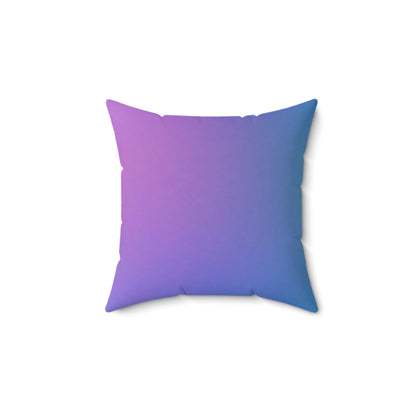 Unicorn Tones Faux Suede Throw Pillow