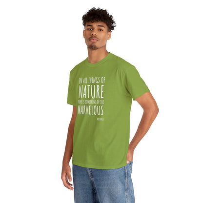 Marvelous Nature Adult 100% Cotton T-Shirt