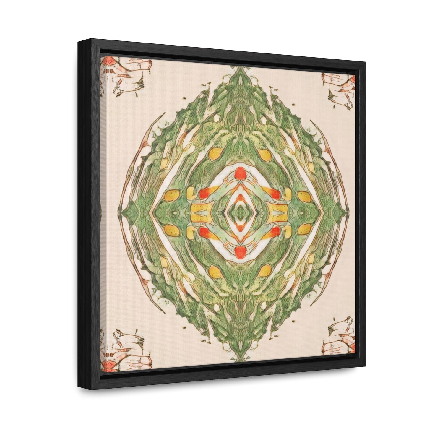 Earth Spirits Framed Canvas Print