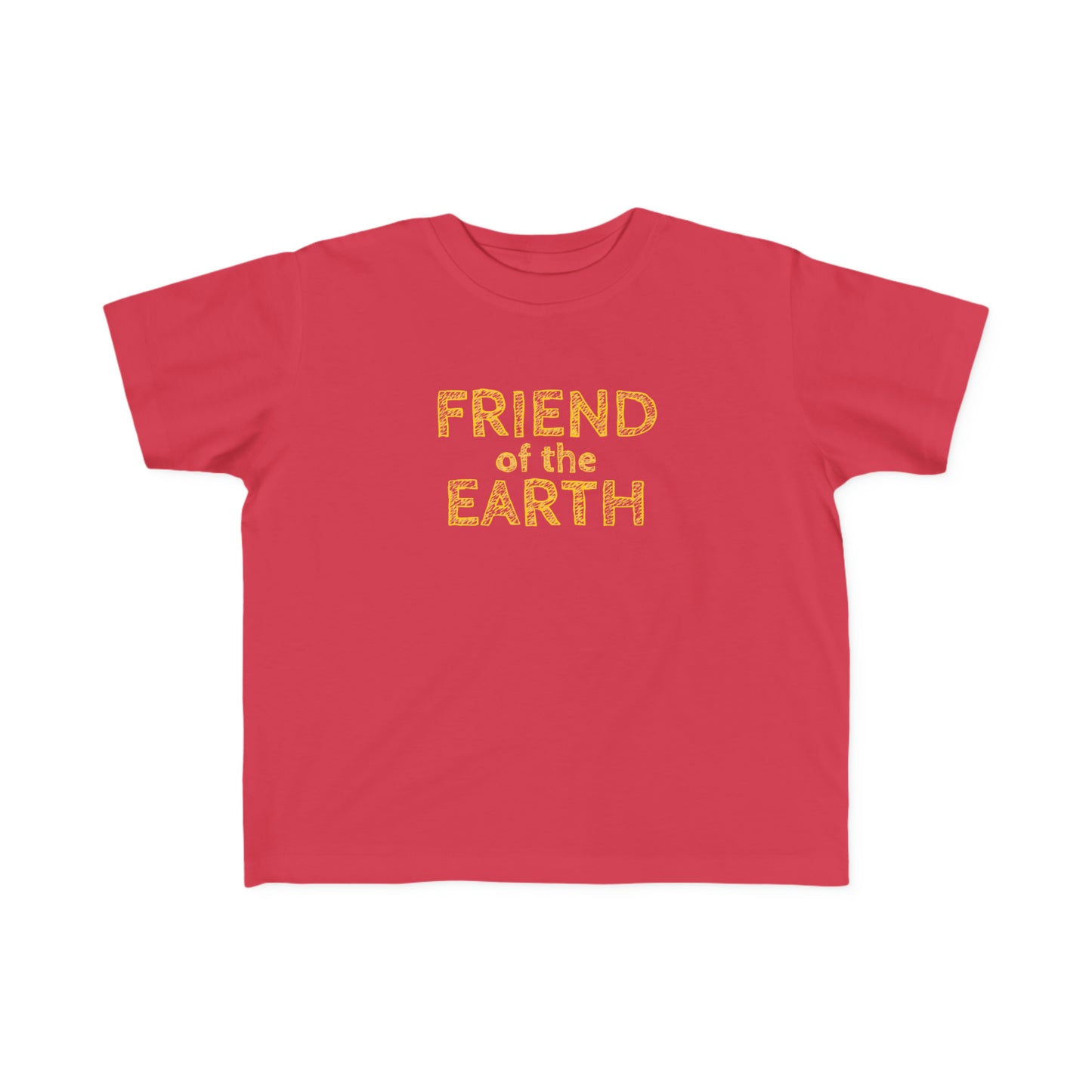 Friend of the Earth Toddler T-Shirt 2T-6T (multicolors)