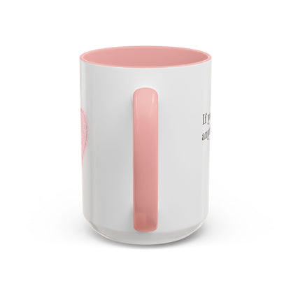 Insufferable STFU Pink Heart Ceramic Mug (11, 15oz)