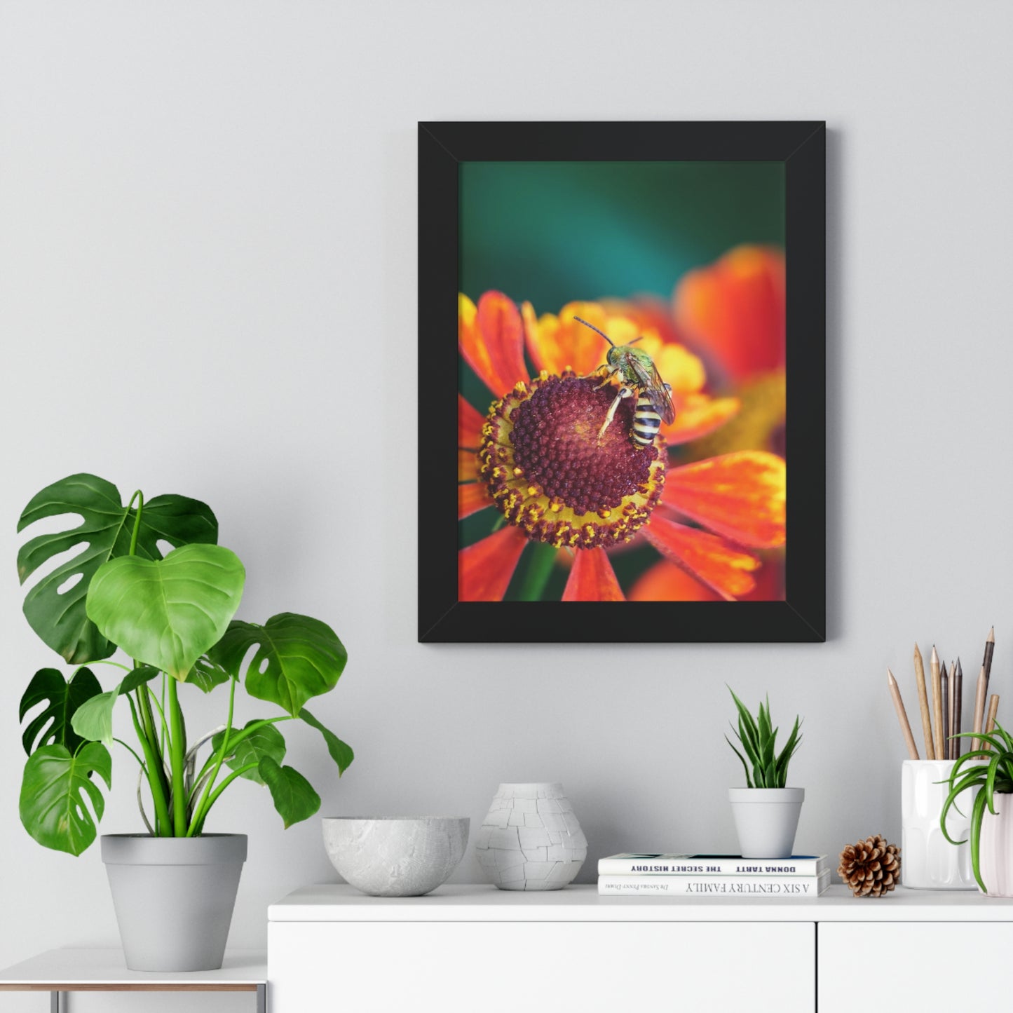 Fashionable Sweat Bee Framed Matte Print