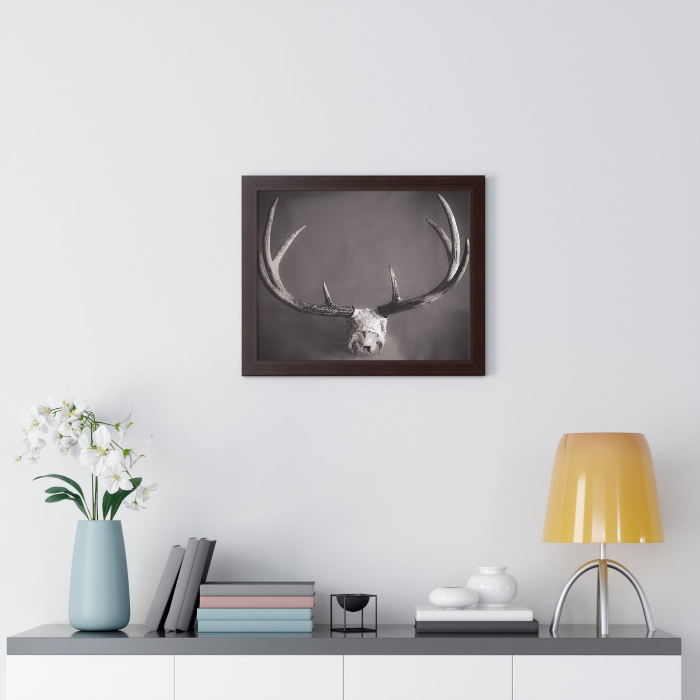 Ghosts of Deers Past Framed Matte Print