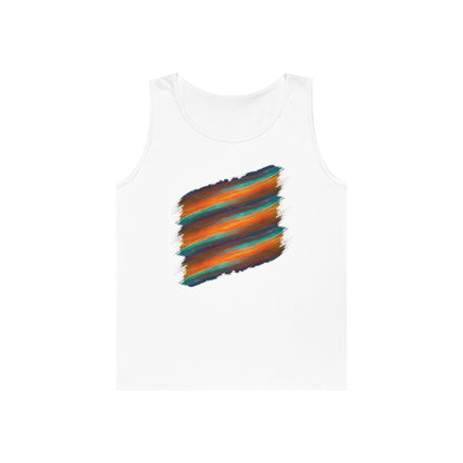 Colorful Paint Stripes Men's Tank