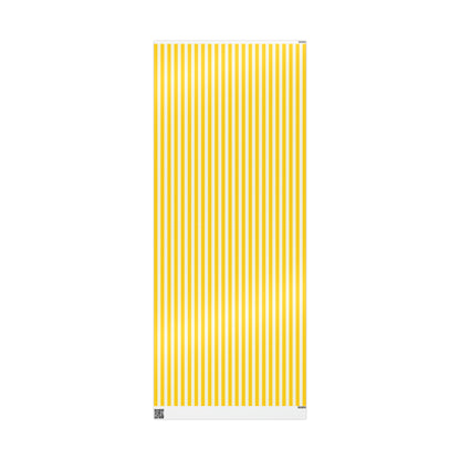 Lemony Yellow Stripes Wrapping Paper Roll (3 sizes)