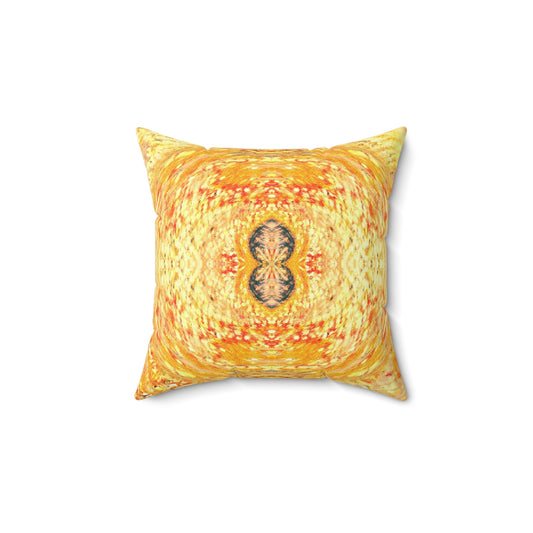 Fire Spirits Faux Suede Throw Pillow