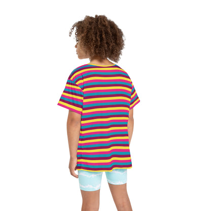 Pop Stripes Kids' Poly Tee