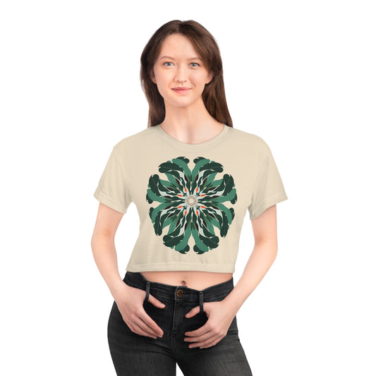 Fractals of Nature Cropped Tee