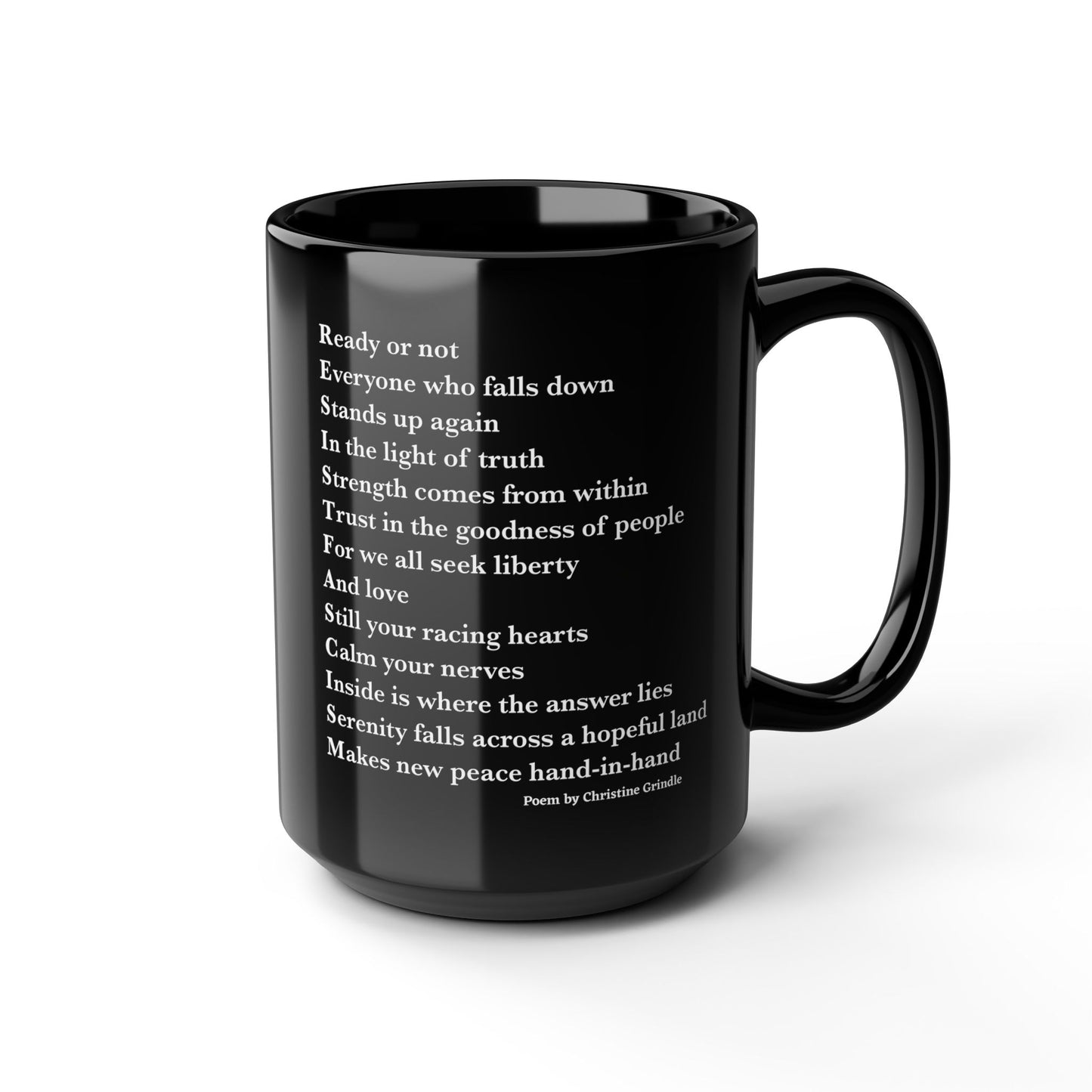 SOS Liberty 15oz Black Mug