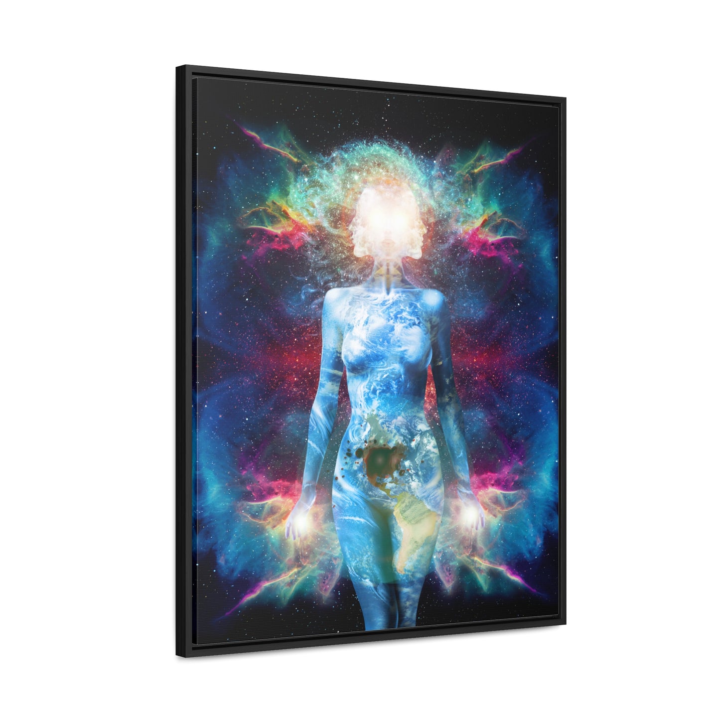 21st Century Gaia Framed Canvas Print