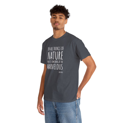 Marvelous Nature Adult 100% Cotton T-Shirt