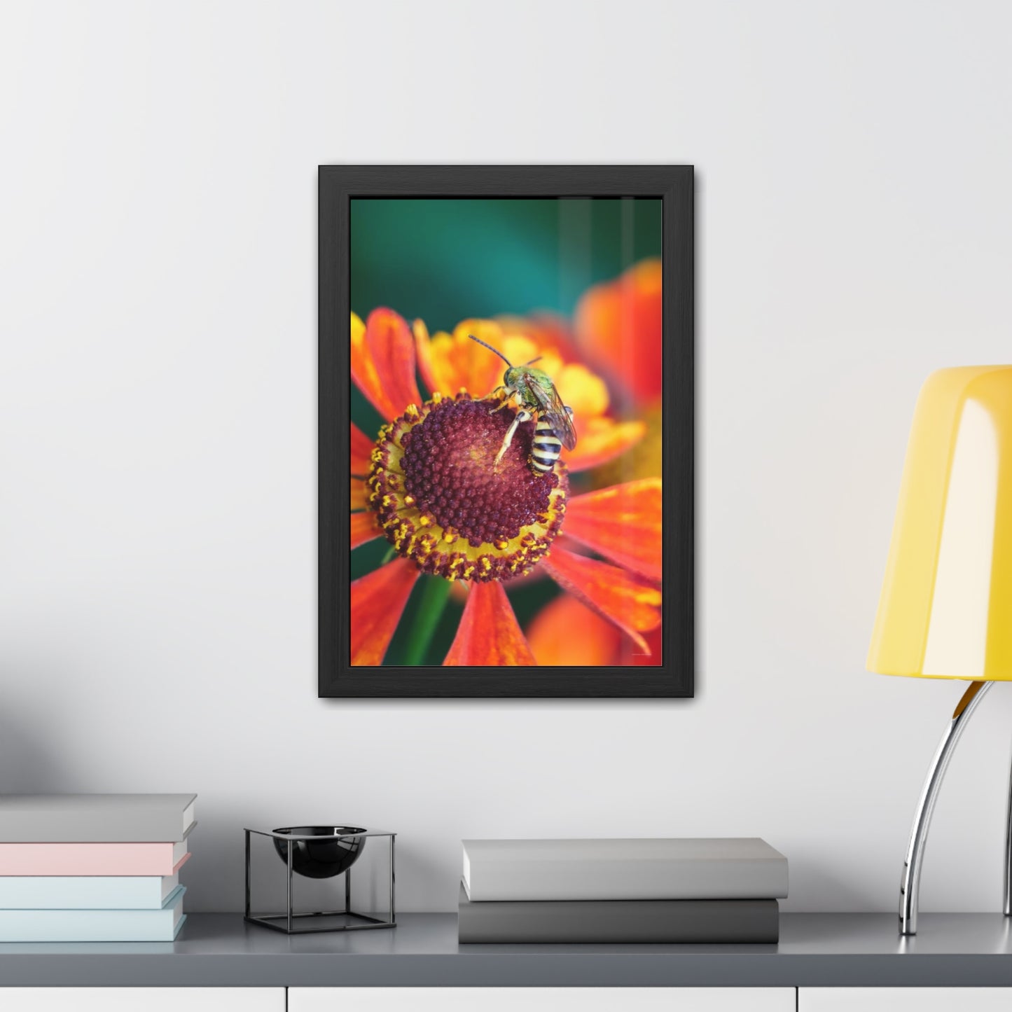 Fashionable Sweat Bee Framed Fine Art Photograph