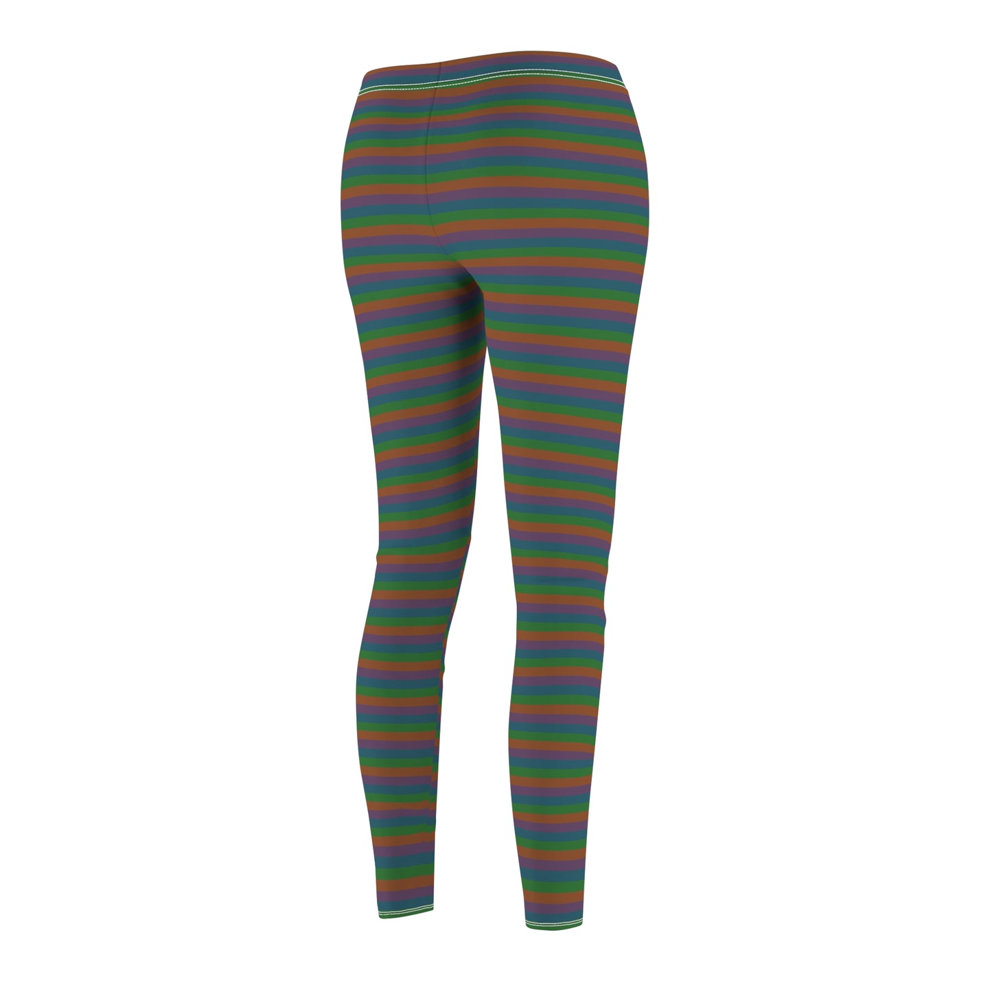 Muted Skinny Striped Women's Super Soft Leggings
