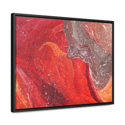 Waves of Creation Framed Canvas Print