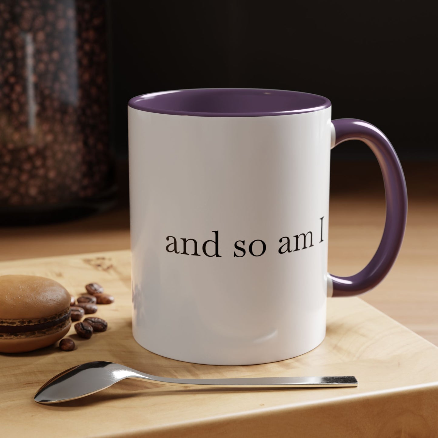 Spicy Karma Colorful Handle Ceramic Mug (11, 15oz)