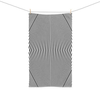 Hypnotic Stripes Hand Towel