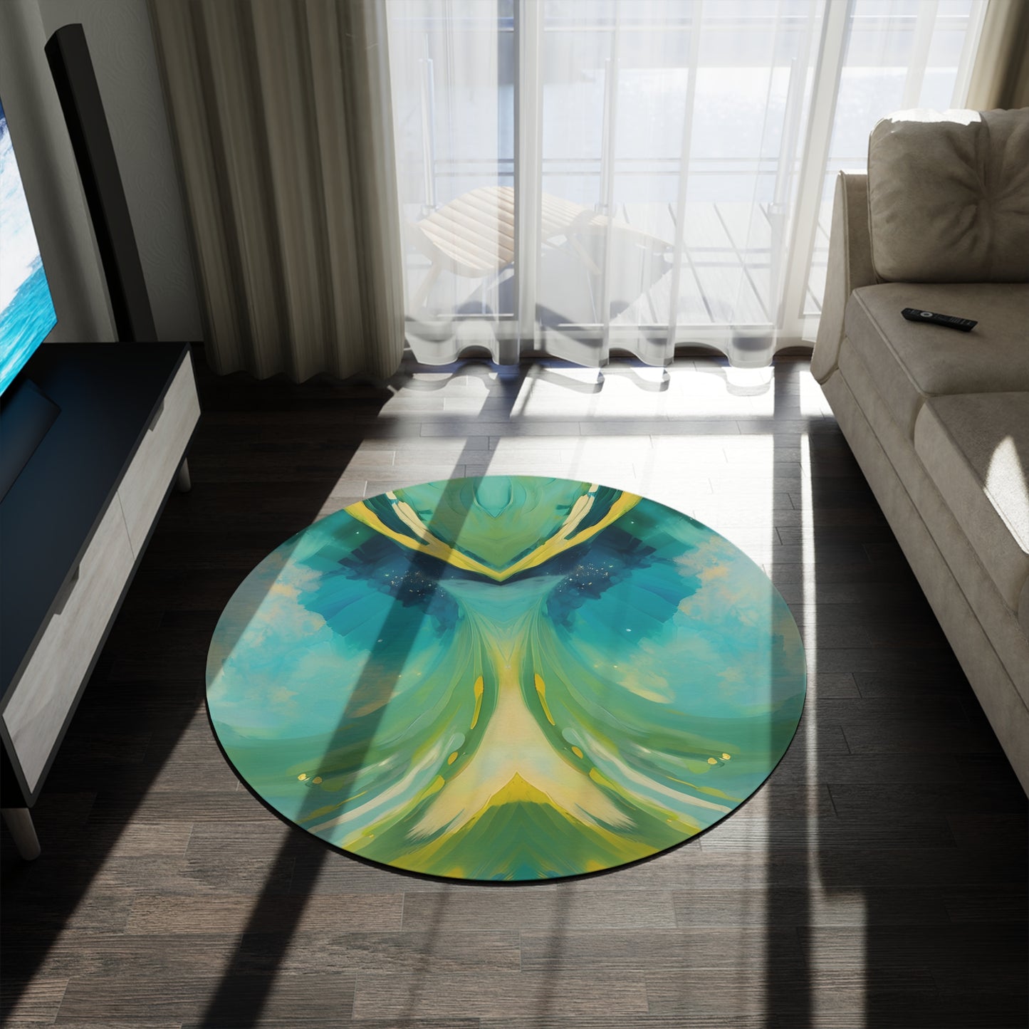 Oceanids Round Rug