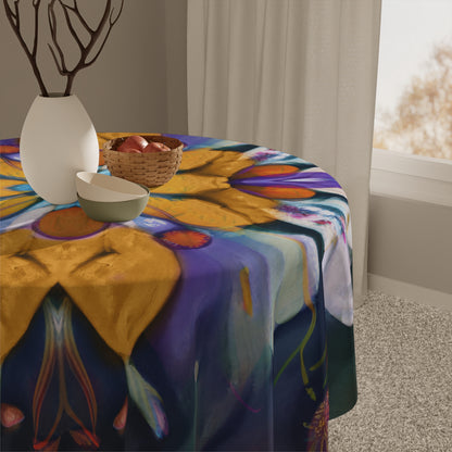 Flower Alchemy 55-inch Square Tablecloth