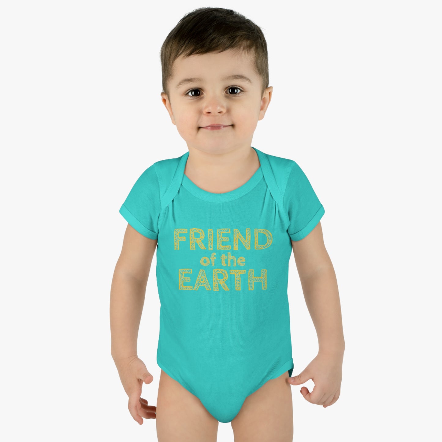 Friend of the Earth Baby Onesie 6M-18M (multicolors)