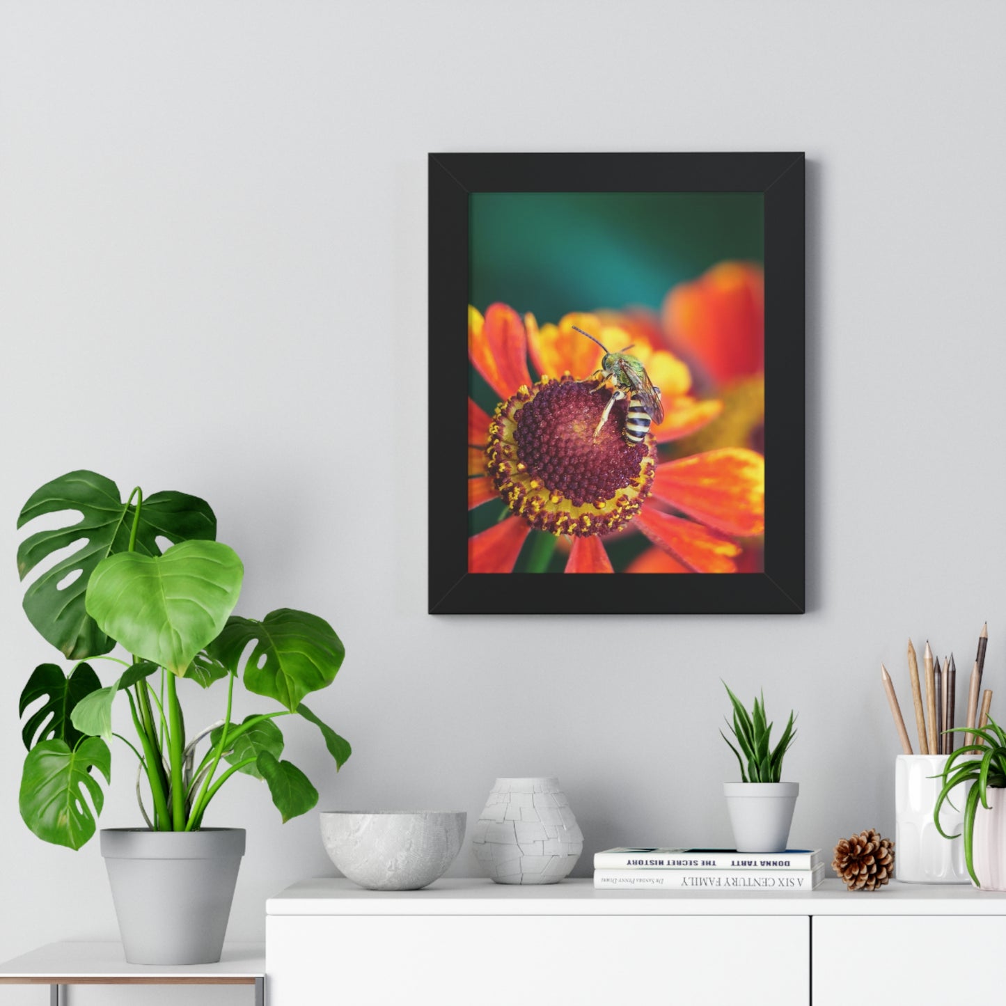 Fashionable Sweat Bee Framed Matte Print