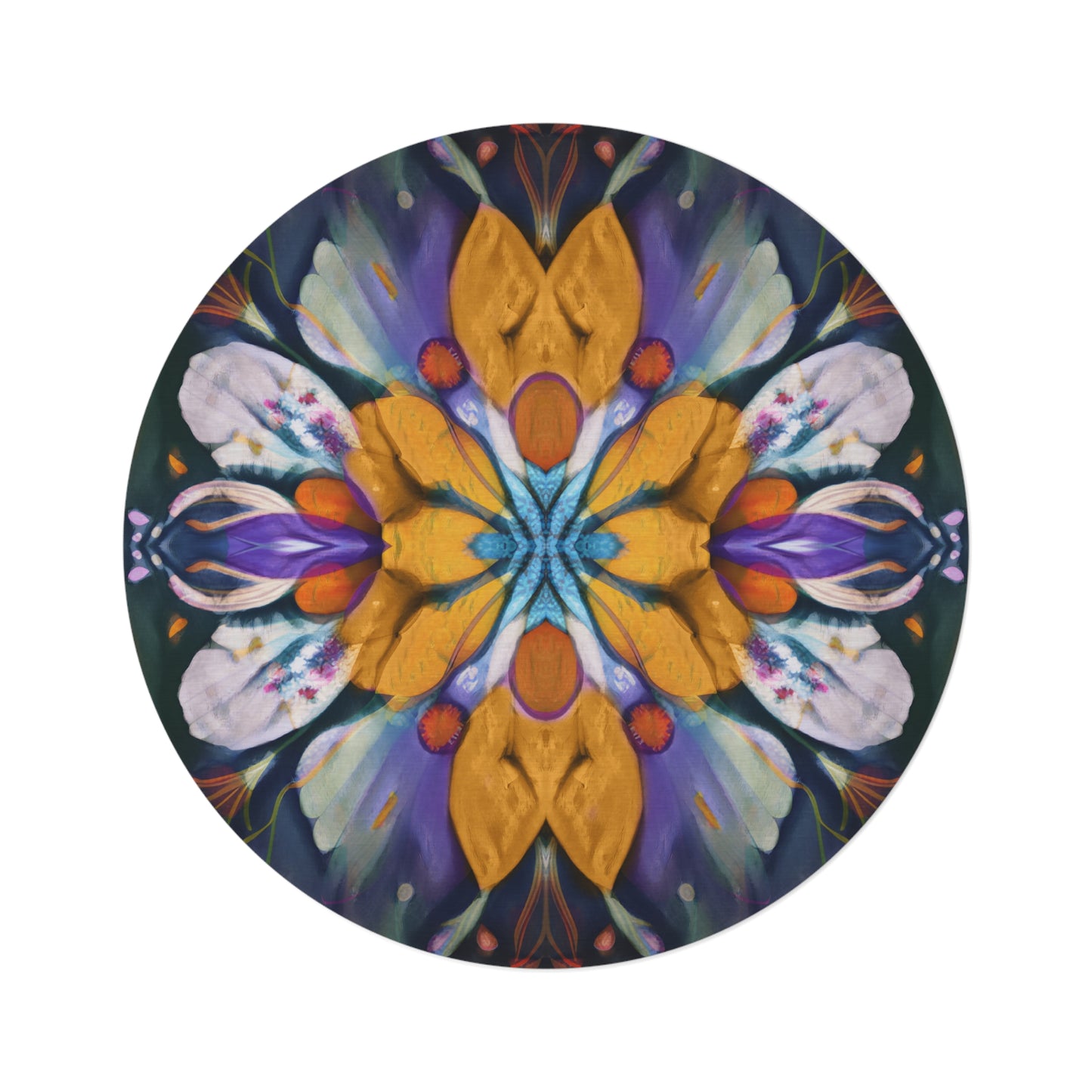 Flower Alchemy Round Rug