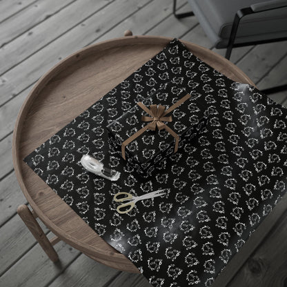 6-7 Meme Illusion Black + White Wrapping Paper Roll (3 sizes)