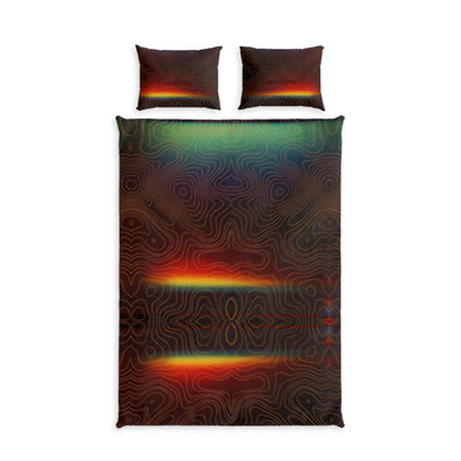 Spectral Heat Wave 100% Cotton 3-Piece Comforter Set